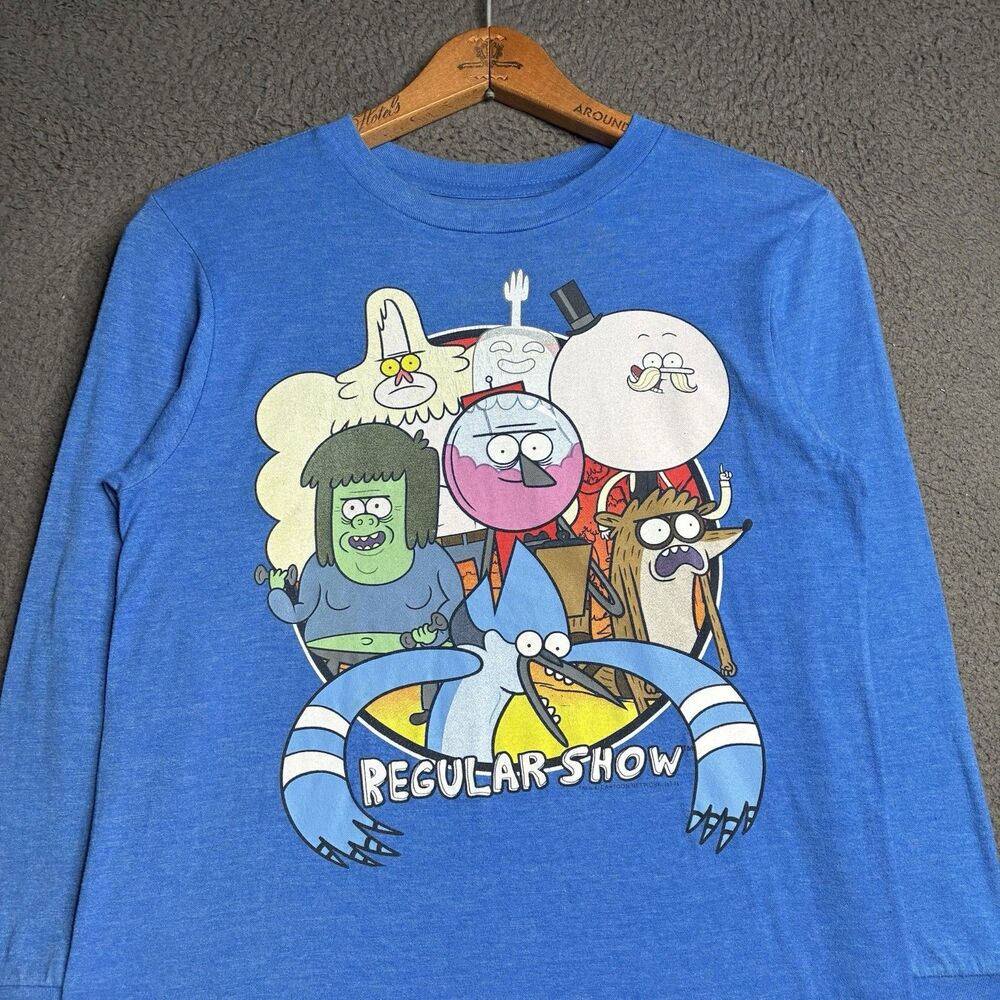 Boys Medium 2013 Cartoon Network Regular Show Full Cast Tshirt Licensed